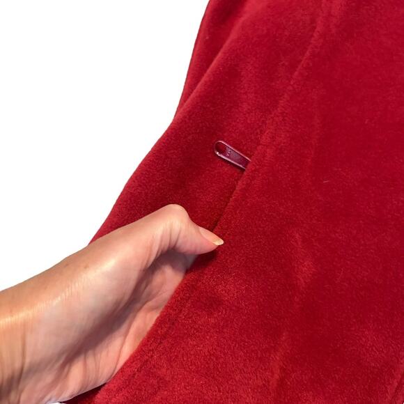 Columbia Women’s Red Fleece Fast Trek II Zip Up Jacket, Size Medium - Picture 5 of 15